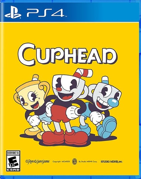 Cuphead – Classic Cartoon Action + DLC for PS4 – Start Button Games