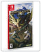 Monster Hunter Rise Nintendo Switch cover featuring epic monster battles, vibrant environments, and action RPG gameplay