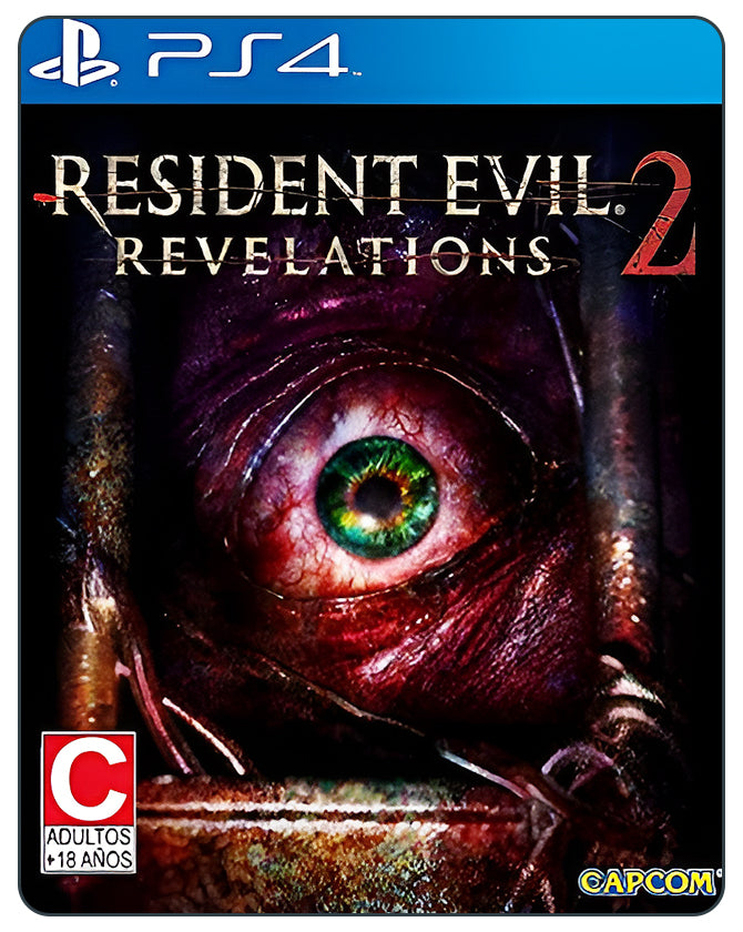Resident Evil Revelations 2 for PS4 – survival horror adventure with intense action, co-op gameplay, and dark storyline.