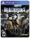 PS4 Dead Rising cover with protagonist using camera, surrounded by zombies in a chaotic mall setting.