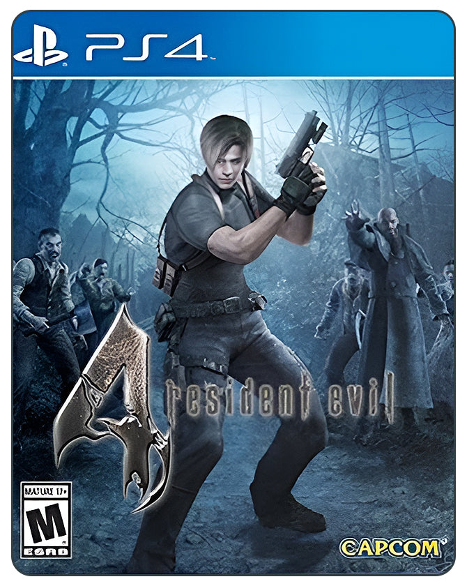Resident Evil 4 HD for PS4 – Classic survival horror game remastered in high definition with intense action and suspense