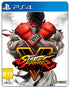 Street Fighter V Champion Edition PS4 cover with Ryu and Gill clashing in dramatic, fiery red-blue split design.