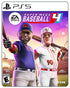 Super Mega Baseball 4 PS5 cover featuring cartoon-style baseball players in dynamic action-packed gameplay.