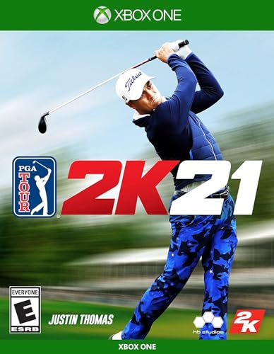 PGA Tour 2K21 Xbox One video game cover featuring realistic golf gameplay – ideal for sports gaming enthusiasts.