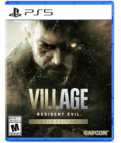 Resident Evil Village Gold Edition for PlayStation 5 – Survival horror with DLC content, action, and dark mystery.