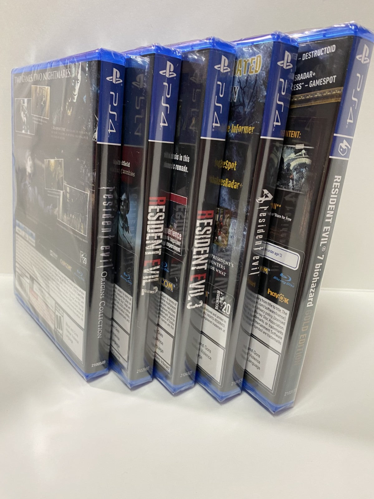Resident Evil Bundle: Origins, 2, 3, 4, and 7 (Biohazard) (Sony PlayStation 4)2