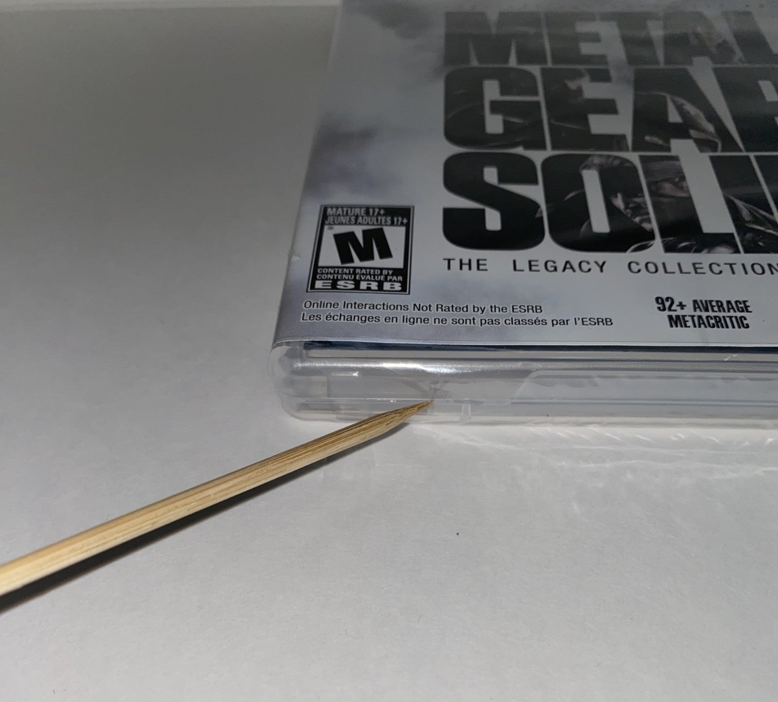 Metal Gear Solid: The Legacy Collection (Sony PlayStation 3, 2013) Read Descript2