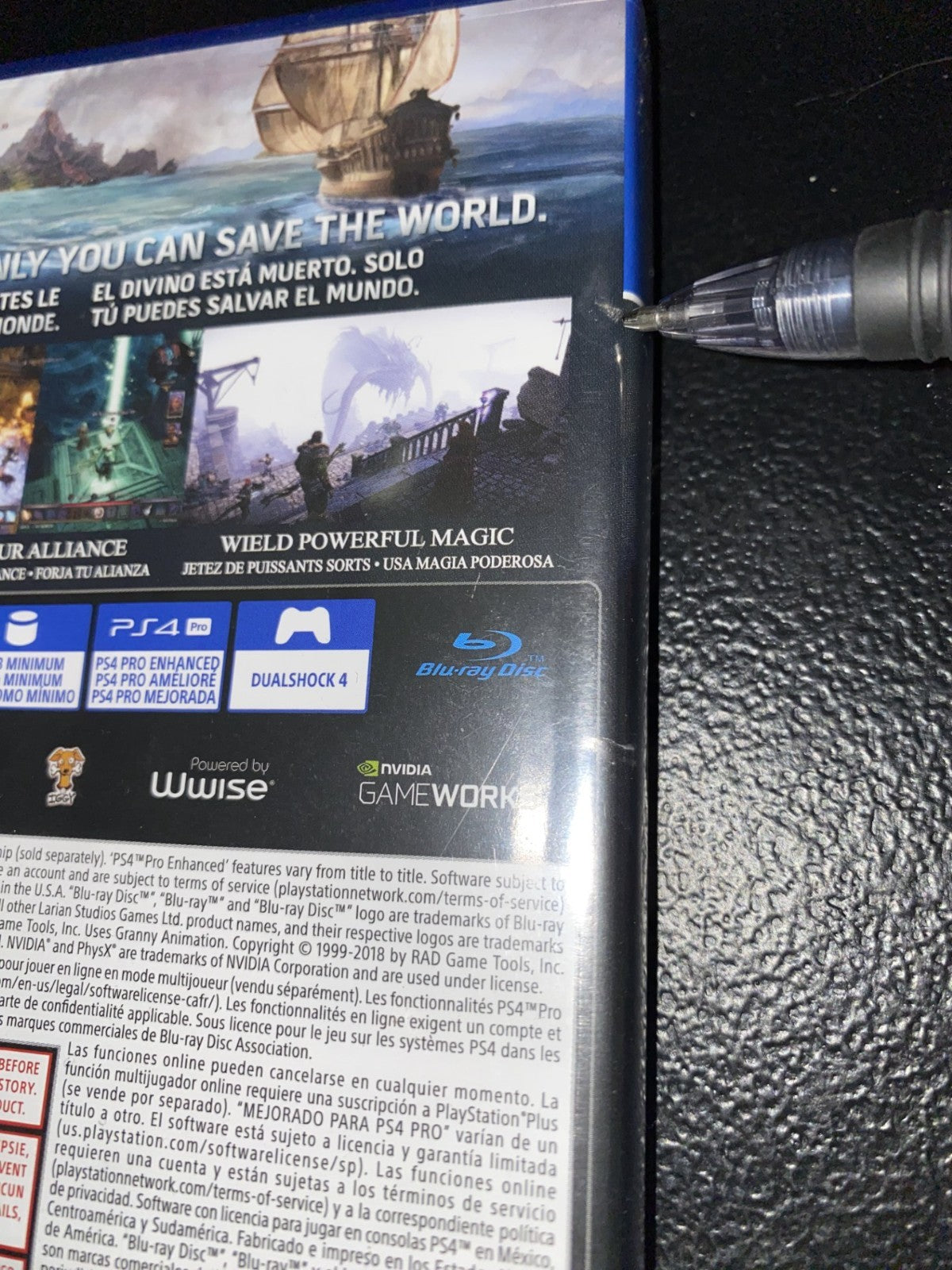 Divinity: Original Sin 2   Definitive Edition (Sony PlayStation 4, 2018) READ*1