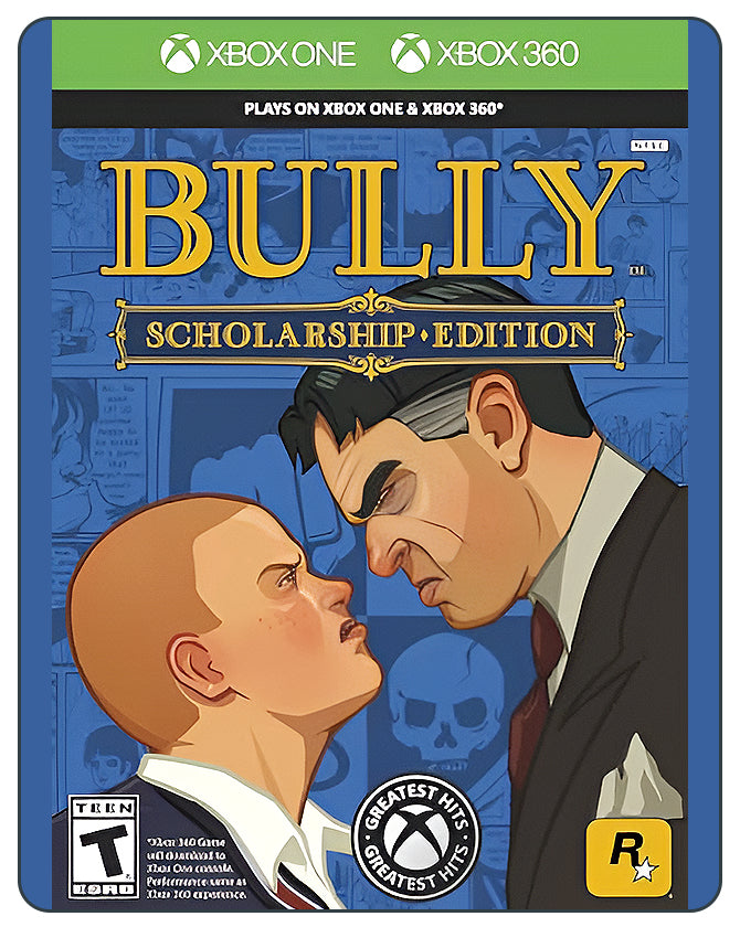 Bully: Scholarship Edition Platinum Hits for Xbox 360 – Classic open-world school adventure game by Rockstar Games