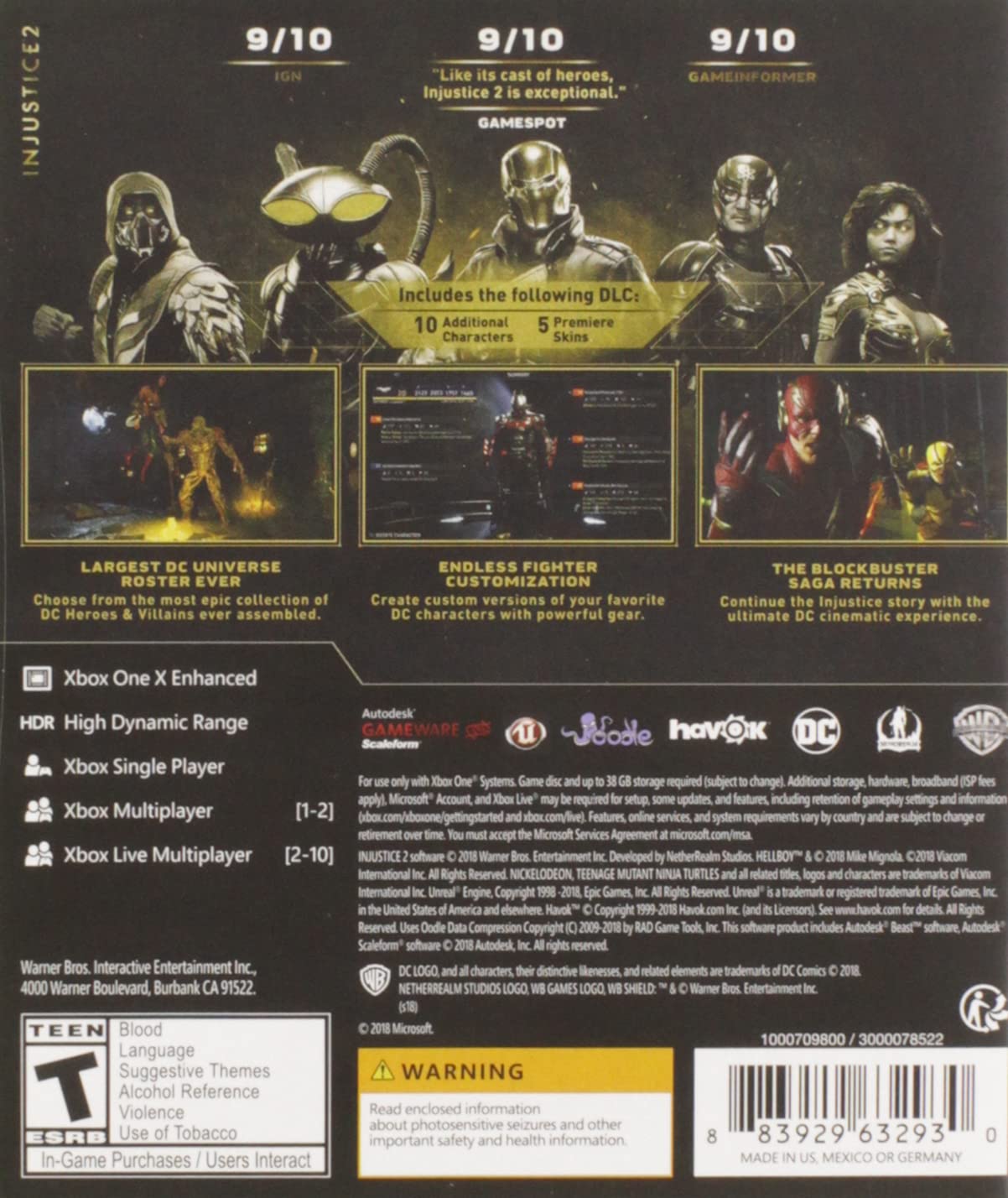 Injustice 2 Legendary Edition - Xbox One