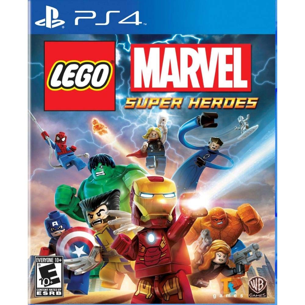 LEGO Marvel Super Heroes PS Hits for PlayStation 4 – Action-packed superhero game with favorite Marvel characters.