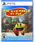 Pac-Man World Re-Pac PS5 game cover showing 3D Pac-Man running through vibrant levels with ghosts and classic elements.