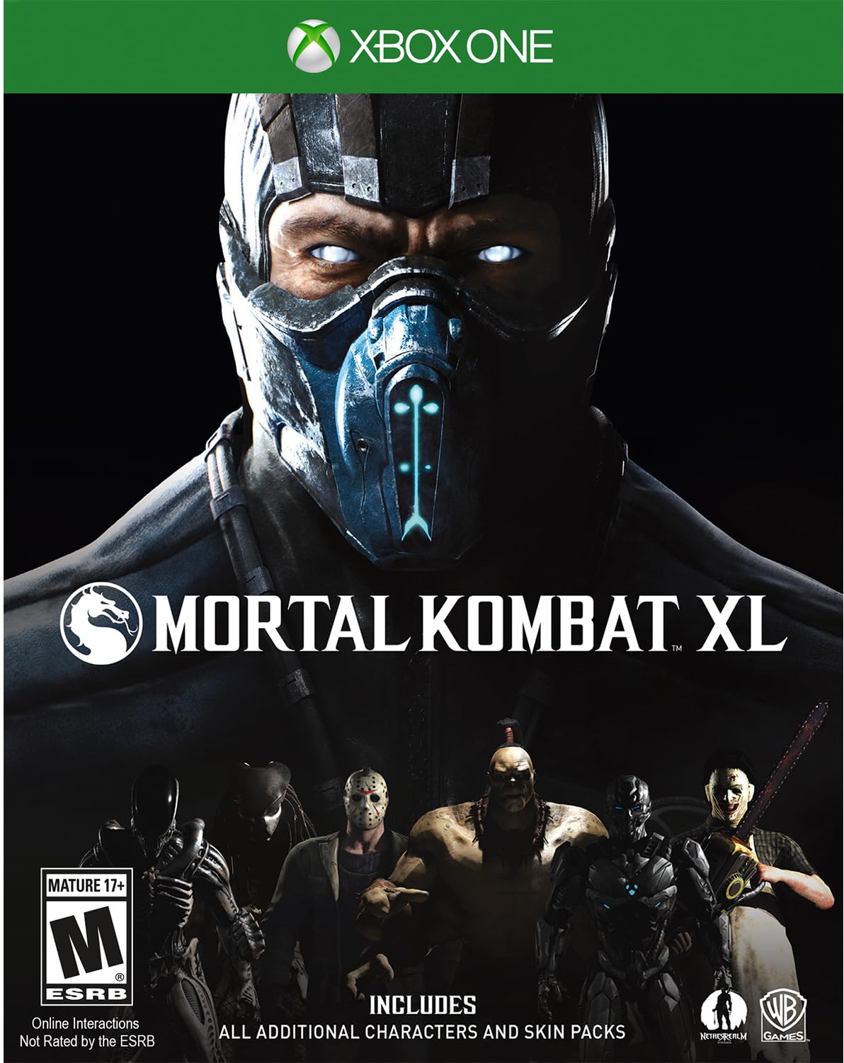 Mortal Kombat XL for Xbox One – Brutal fighting game with all DLC characters, intense combat, and cinematic story mode