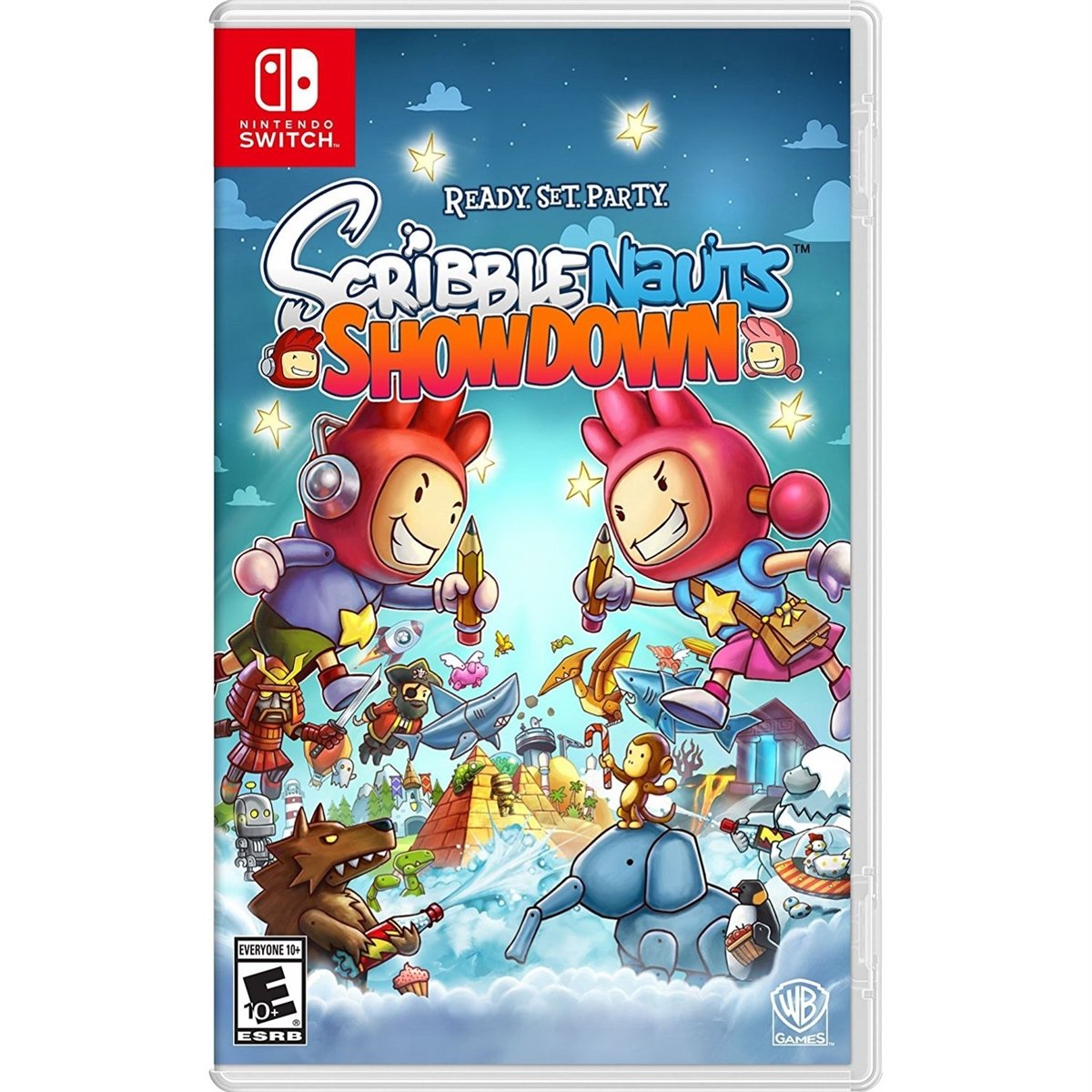 Scribblenauts Showdown for Nintendo Switch – Creative party game with word challenges, mini-games, and multiplayer fun