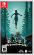 Bramble: The Mountain King Switch cover with a boy running from Nordic monsters through eerie forests and dark fairytales.
