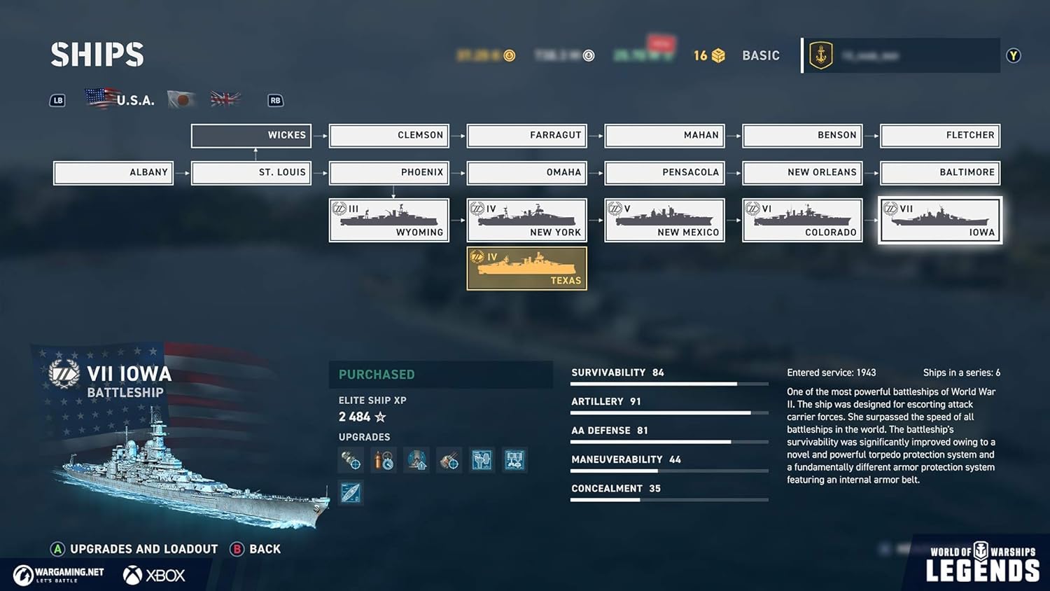 World of Warships Legends: Firepower Deluxe Edition - Xbox One
