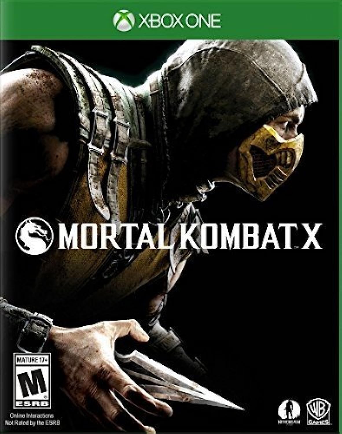 Mortal Kombat X for Xbox One – intense fighting game with brutal fatalities, iconic characters, and dynamic combat.