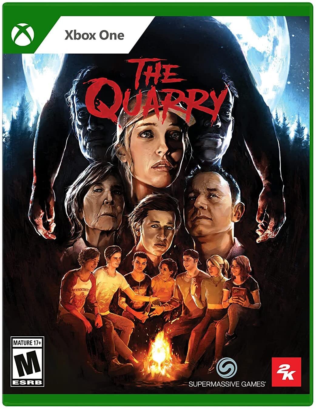 The Quarry for Xbox One – cinematic horror game with branching storylines, thrilling choices, and teen survival drama.