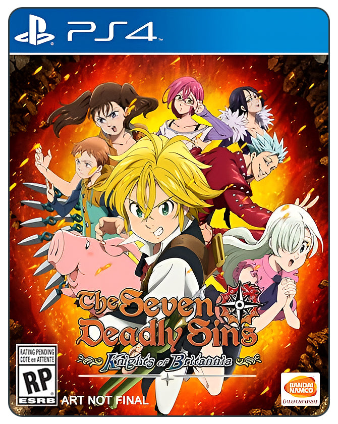 Seven Deadly Sins: Knights of Britannia for PlayStation 4 – Anime action-adventure game based on the hit manga series.