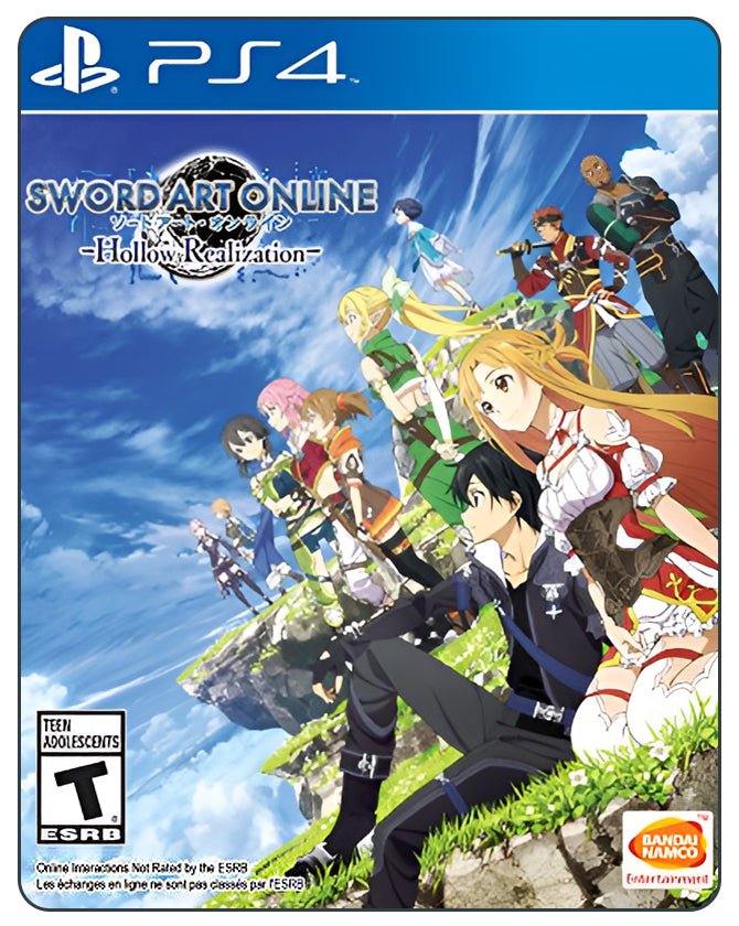 Sword Art Online: Hollow Realization for PS4 – Anime-style action RPG with deep story, custom characters, and online co-op