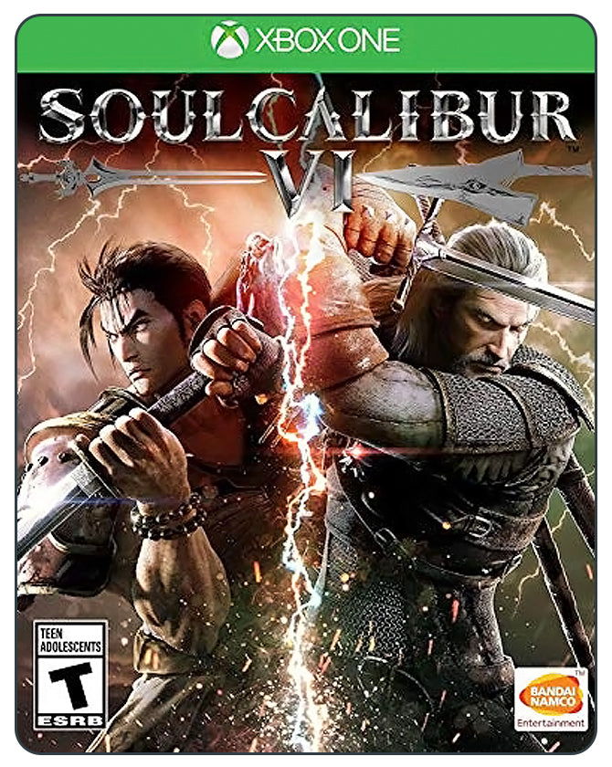 Soul Calibur VI for Xbox One – Weapon-based 3D fighting game featuring iconic characters, dynamic battles, and story mode