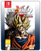 Dragon Ball Xenoverse 2 Switch cover with Goku and other characters in epic anime-style combat.