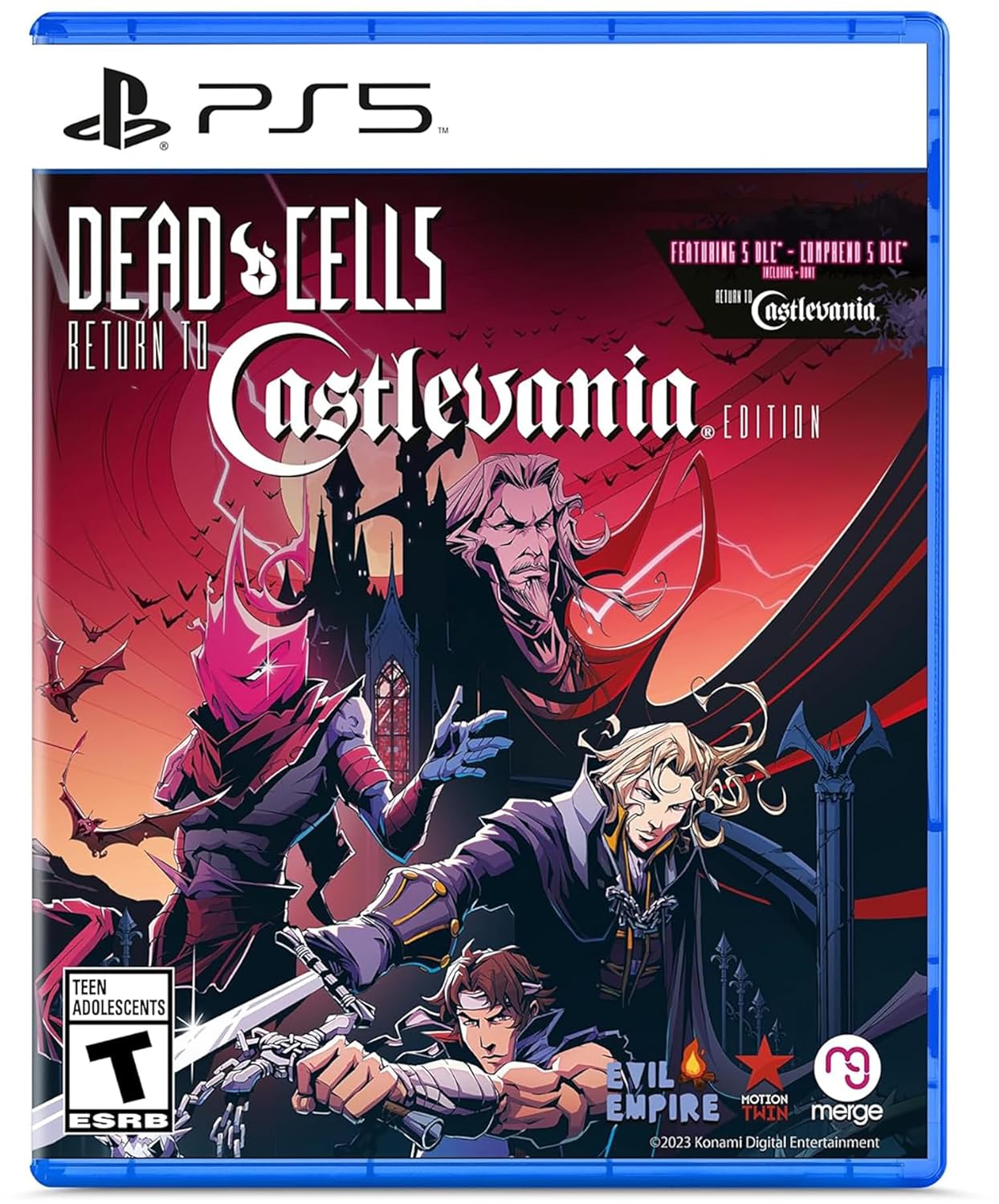 Dead Cells: Return to Castlevania for PS5 – action-packed roguelike adventure with iconic Castlevania crossover.
