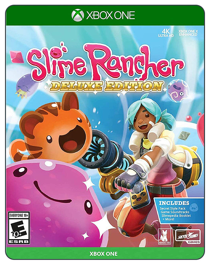 Slime Rancher Deluxe Edition for Xbox One – Includes base game and bonus content, capture and breed slimes on an alien world