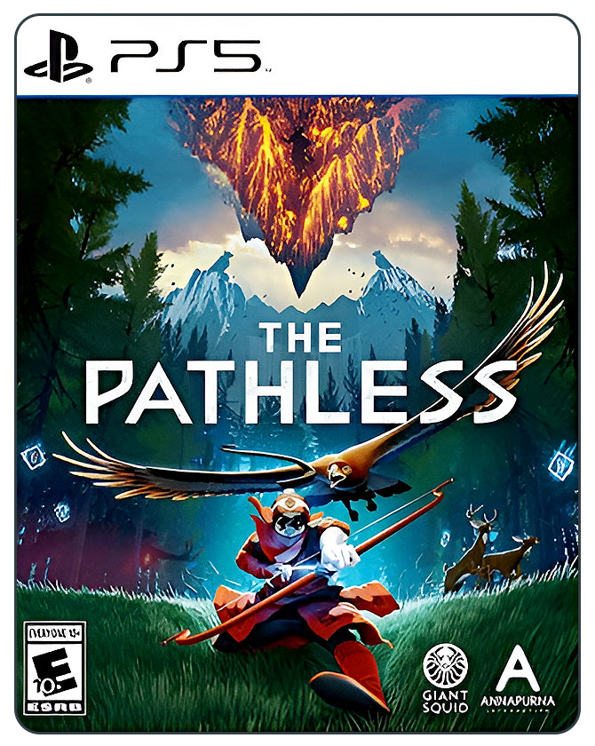 The Pathless for PS5 – Mythic action-adventure game with fluid movement, archery-based combat, and open-world exploration