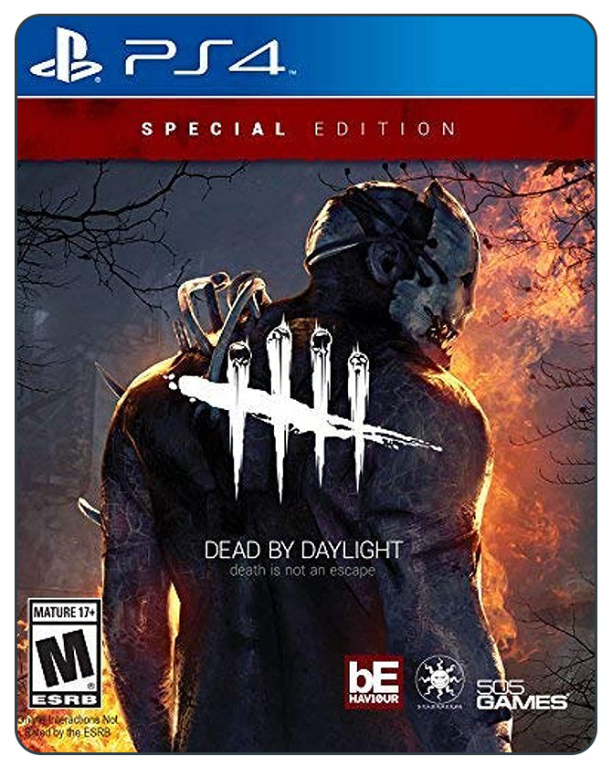 "Dead by Daylight for PlayStation 4 – Multiplayer horror game where survivors escape terrifying killers in deadly arenas.