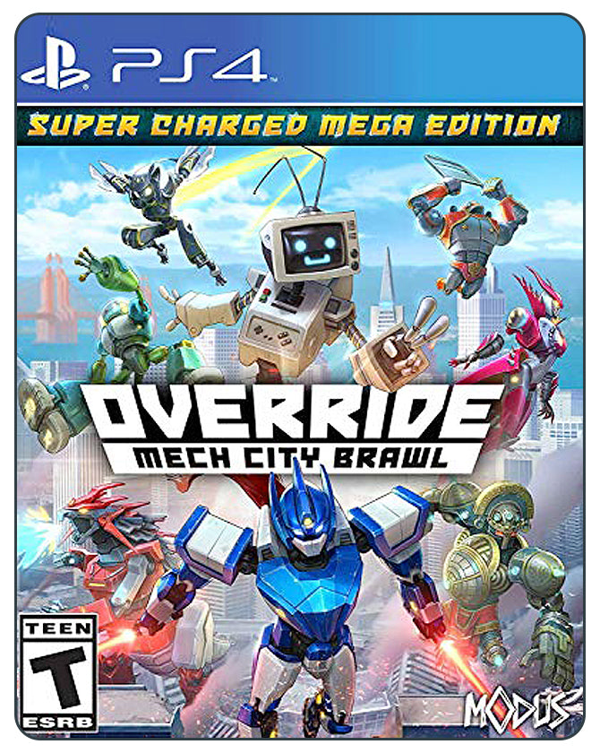 Override: Mech City Brawl - Super Charged Edition for PS4 – Fast-paced mech combat game with exciting multiplayer battles
