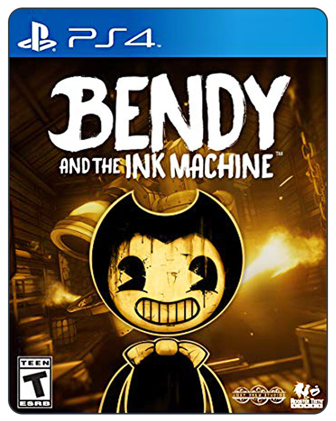 Bendy and the Ink Machine for PS4 – First-person horror puzzle game with a dark cartoon world and eerie atmosphere