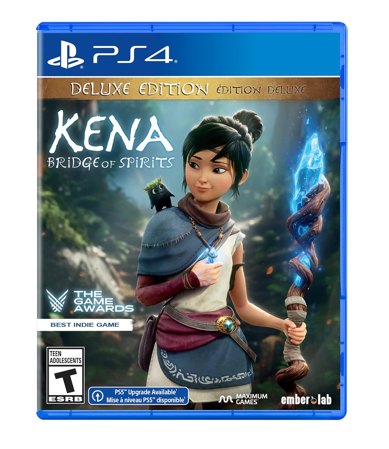 Kena: Bridge of Spirits Deluxe Edition for PS4 – Stunning action-adventure with magical combat, story, and bonus content