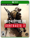 Sniper Ghost Warrior Contracts 2 Xbox cover with a masked sniper aiming in a desert setting, focused on long-range combat.