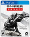 Sniper Ghost Warrior Contracts PS4 cover showing a stealth sniper in tactical gear ready for long-range mission execution.