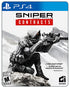 Sniper Ghost Warrior Contracts PS4 cover showing a stealth sniper in tactical gear ready for long-range mission execution.