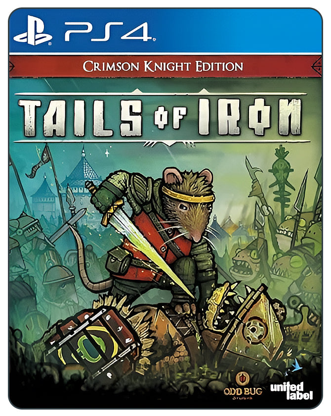Tails of Iron for PlayStation 4 – Hand-drawn action RPG with brutal combat and a dark fantasy tale of heroic rodent warfare.
