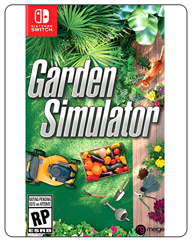 Garden Simulator for Nintendo Switch – Relaxing gardening game with planting, decorating, and landscape design features