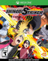 Naruto to Boruto: Shinobi Striker Xbox One cover with anime characters in mid-battle pose using ninja skills and chakra powers.