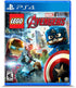 Lego Marvel’s Avengers PS4 cover with Lego superheroes including Iron Man and Captain America in battle stance.