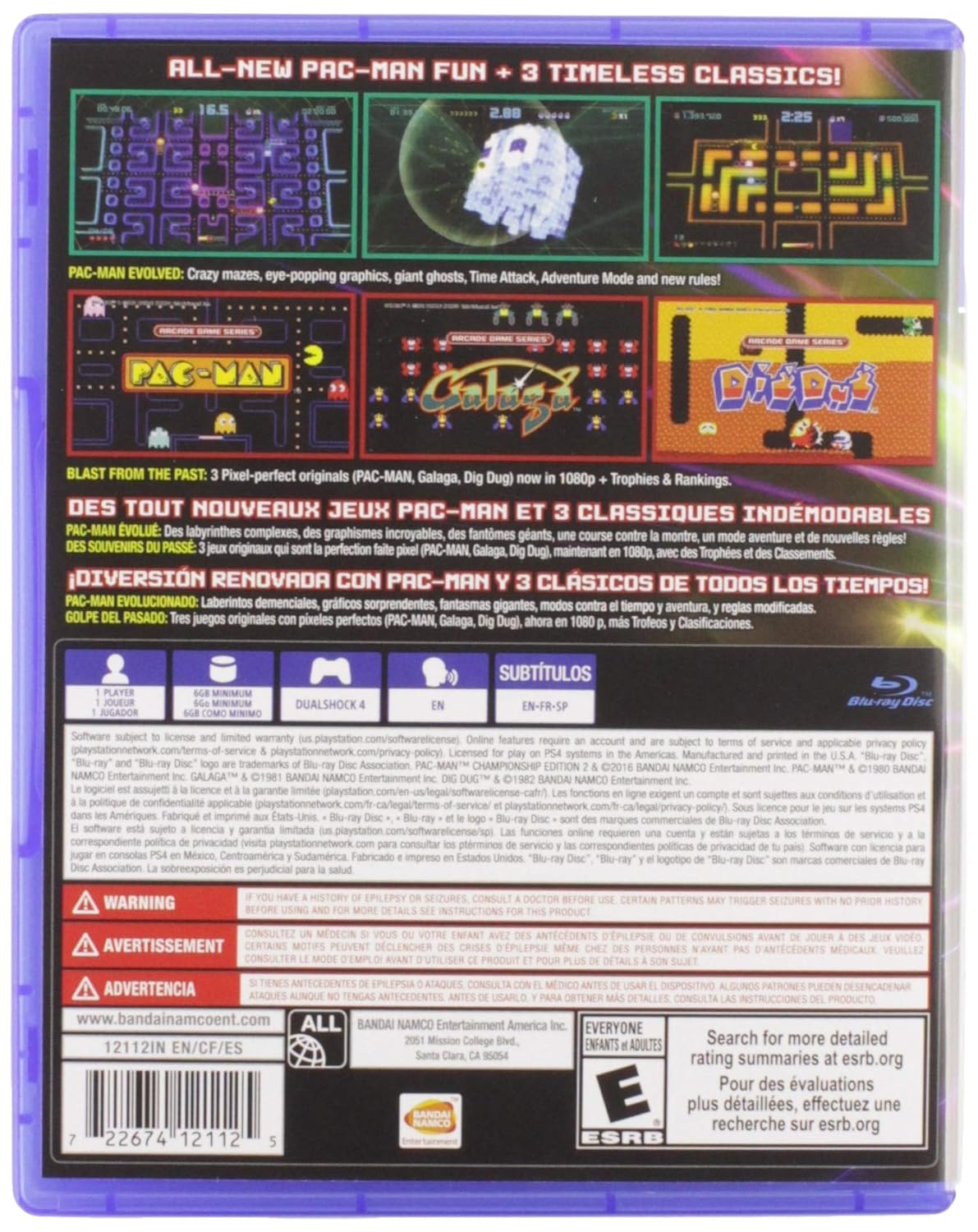 Pac-man Championship Edition 2 + Arcade Series - PlayStation 4