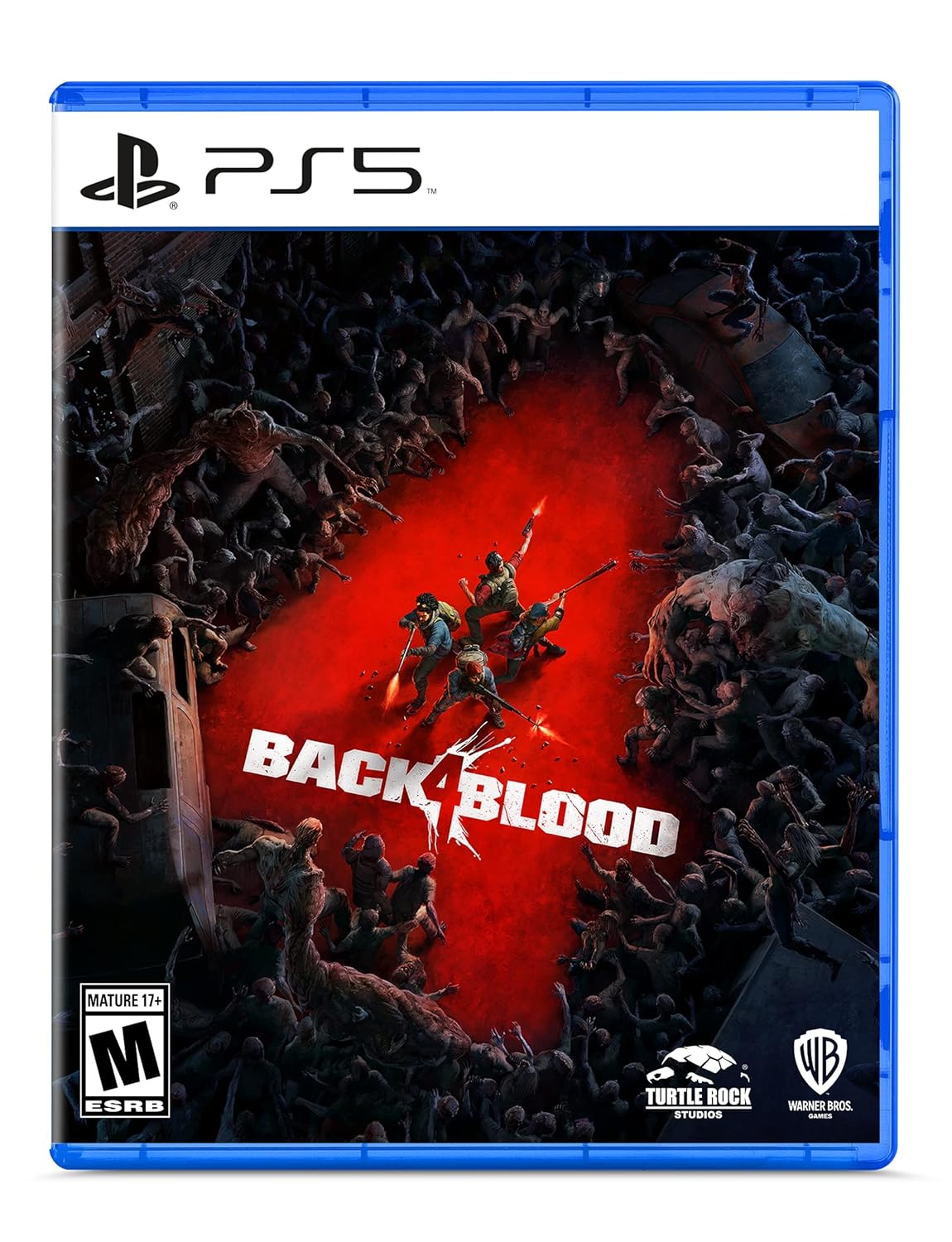 Back 4 Blood for PS5 – thrilling co-op zombie shooter from the creators of Left 4 Dead with intense multiplayer action.