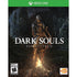 Dark Souls Remastered Xbox One cover showing a lone knight in armor with sword lit by a bonfire in a dark fantasy world.