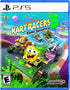 Nickelodeon Kart Racers 3 PS5 cover with animated characters like SpongeBob racing in wild tracks full of power-ups and action.