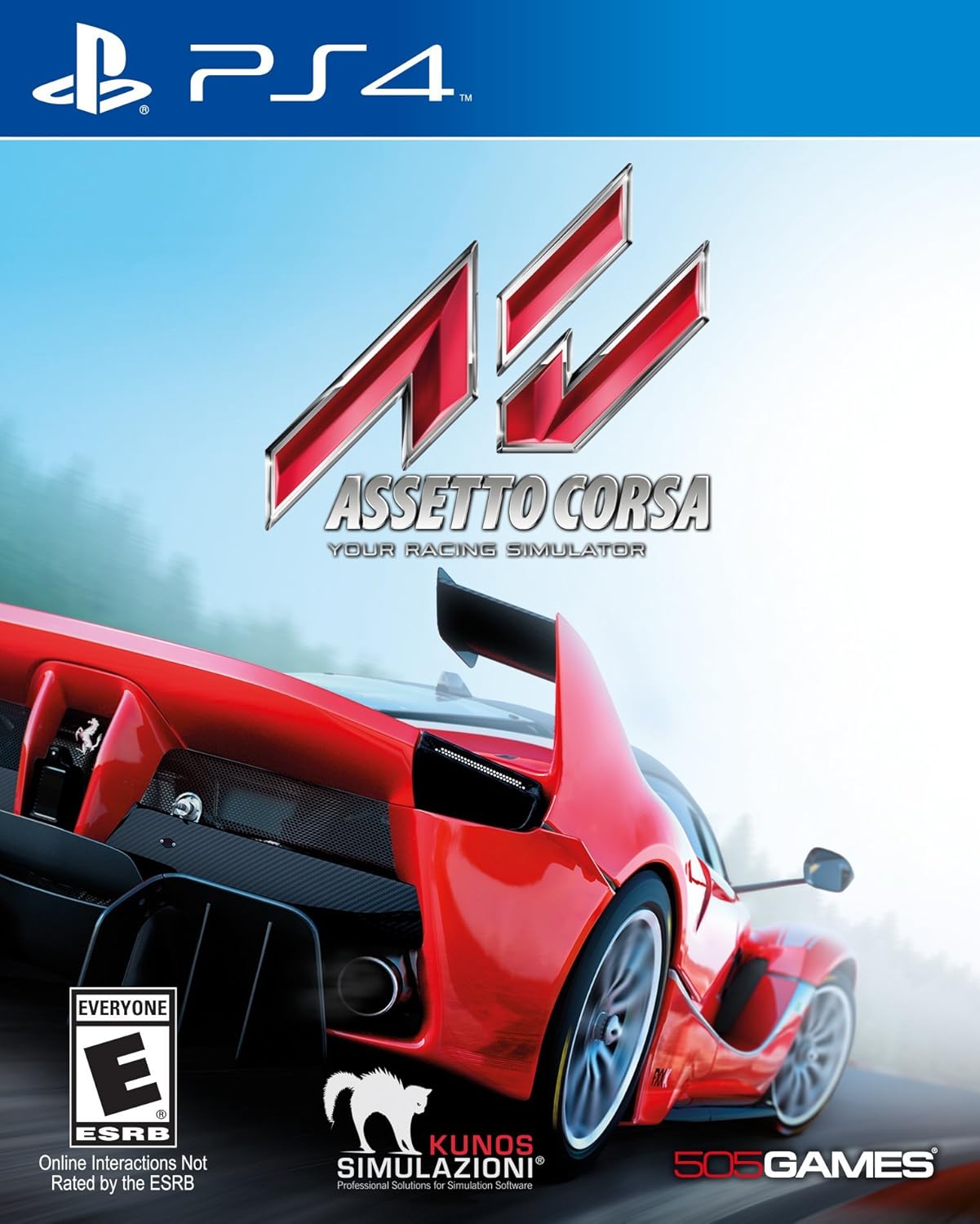 Assetto Corsa for PlayStation 4 – ultra-realistic driving simulator with precision physics and premium racing content.