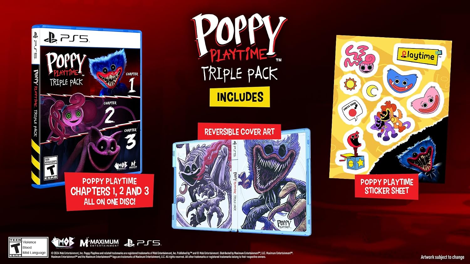 PS5 Poppy Playtime Triple Pack (Sony PlayStation 5, 2024)
