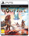 Godfall Deluxe Edition PS5 cover featuring armored warriors in a fantasy setting with high-action combat and loot-driven gameplay.