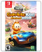 Garfield Kart Furious Racing Switch cover with Garfield in a race car, ready for wild tracks and silly competitive fun.