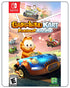 Garfield Kart Furious Racing Switch cover with Garfield in a race car, ready for wild tracks and silly competitive fun.