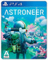 Astroneer PS4 game cover featuring colorful space exploration, planetary adventure, and sci-fi sandbox gameplay